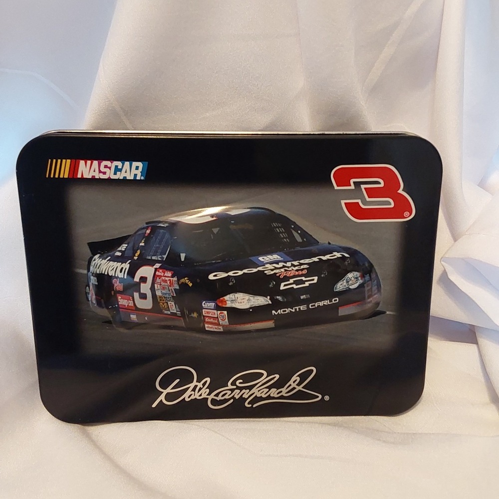 Nascar Playing Cards Dale Earnhardt Sr.#3 Racing The Intimidator 2001 Sealed Tin